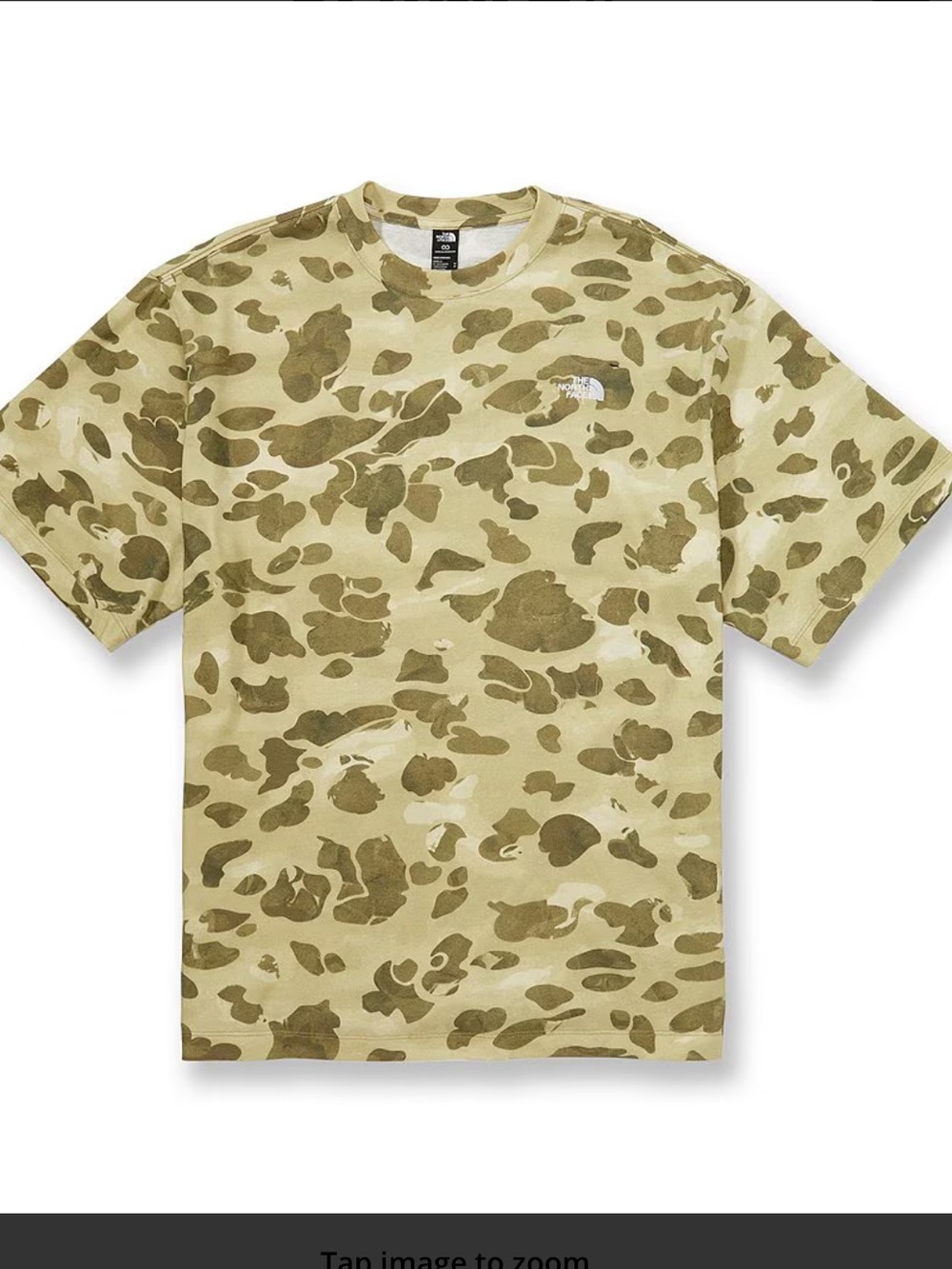 The North Face  Dome Camouflage Printed Short Sleeve T-Shirt Size Large, NWT